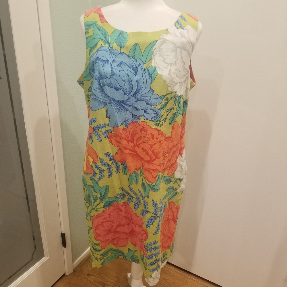 Tropical Sheath Dress NWT